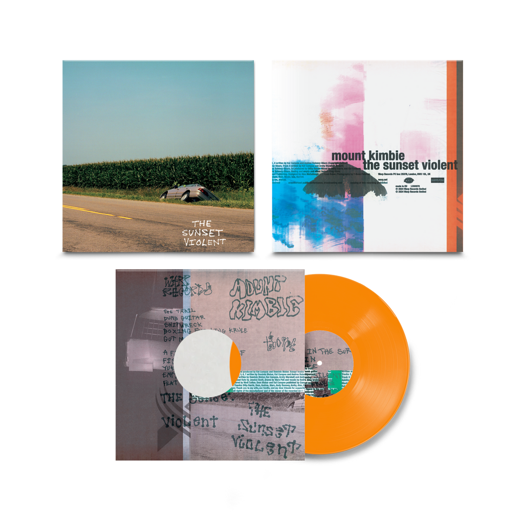 The Sunset Violent: Limited Orange Vinyl LP + Signed Print