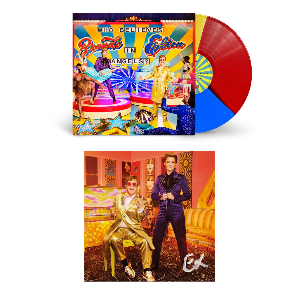 Limited Edition Tri-Colour Standard Vinyl + Signed Art Card Bundle