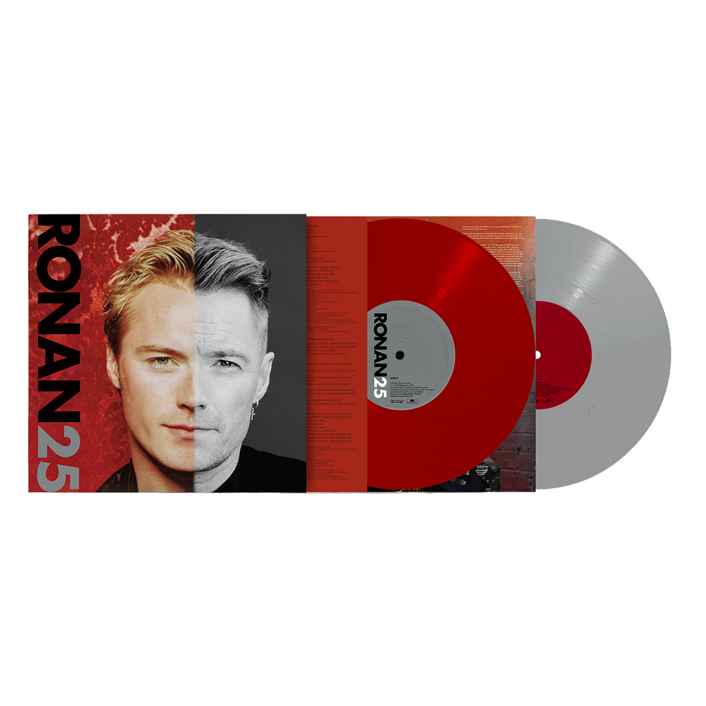 Ronan25 Red & Silver Vinyl 2LP & Signed Print