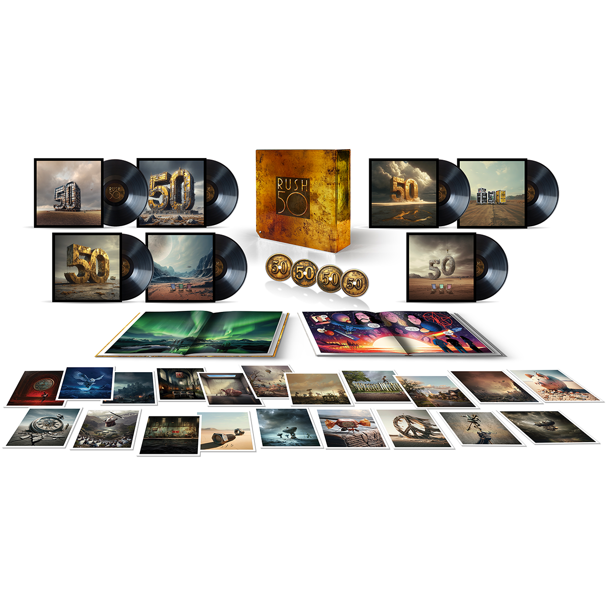 Rush 50: Super Deluxe 7LP + 4CD Boxset