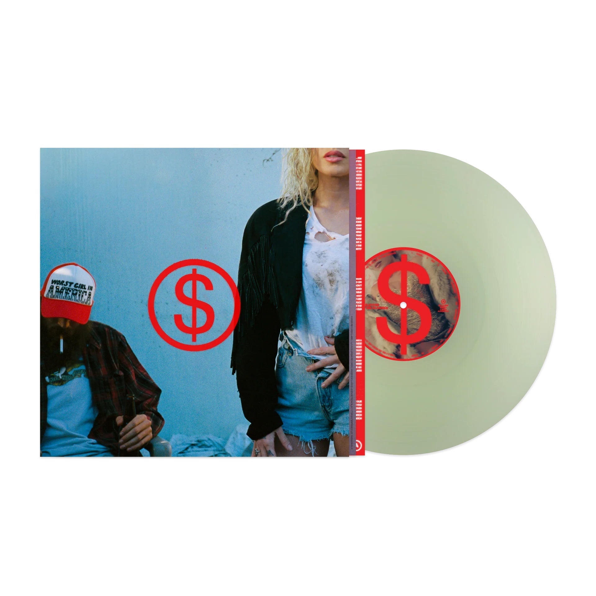 WOR$T GIRL IN AMERICA: Coke Bottle Clear Vinyl LP