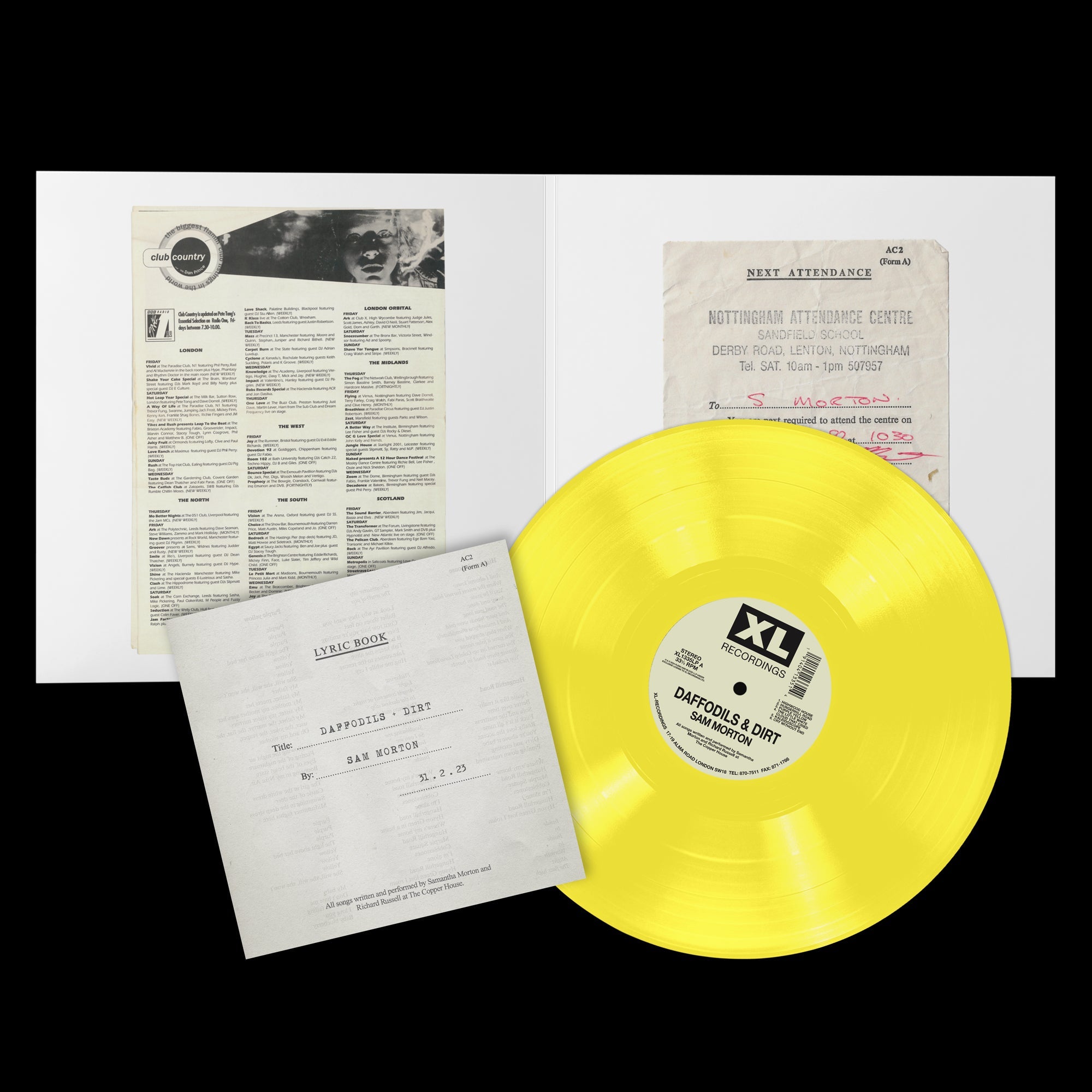 Daffodils & Dirt: Limited Yellow Vinyl LP