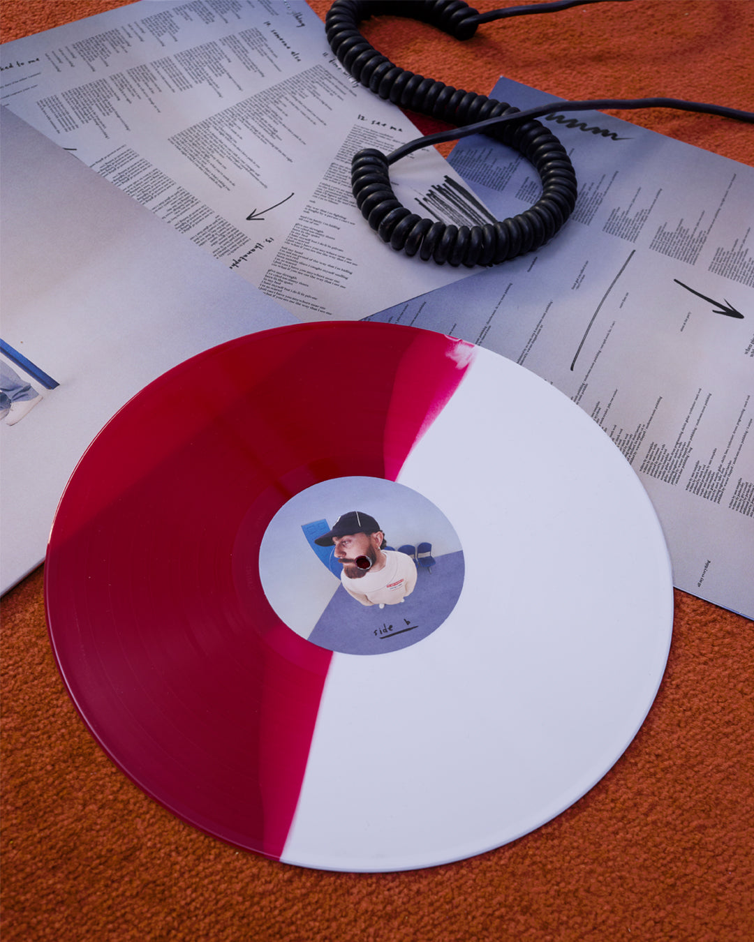 hi, my name is insecure - red/white vinyl