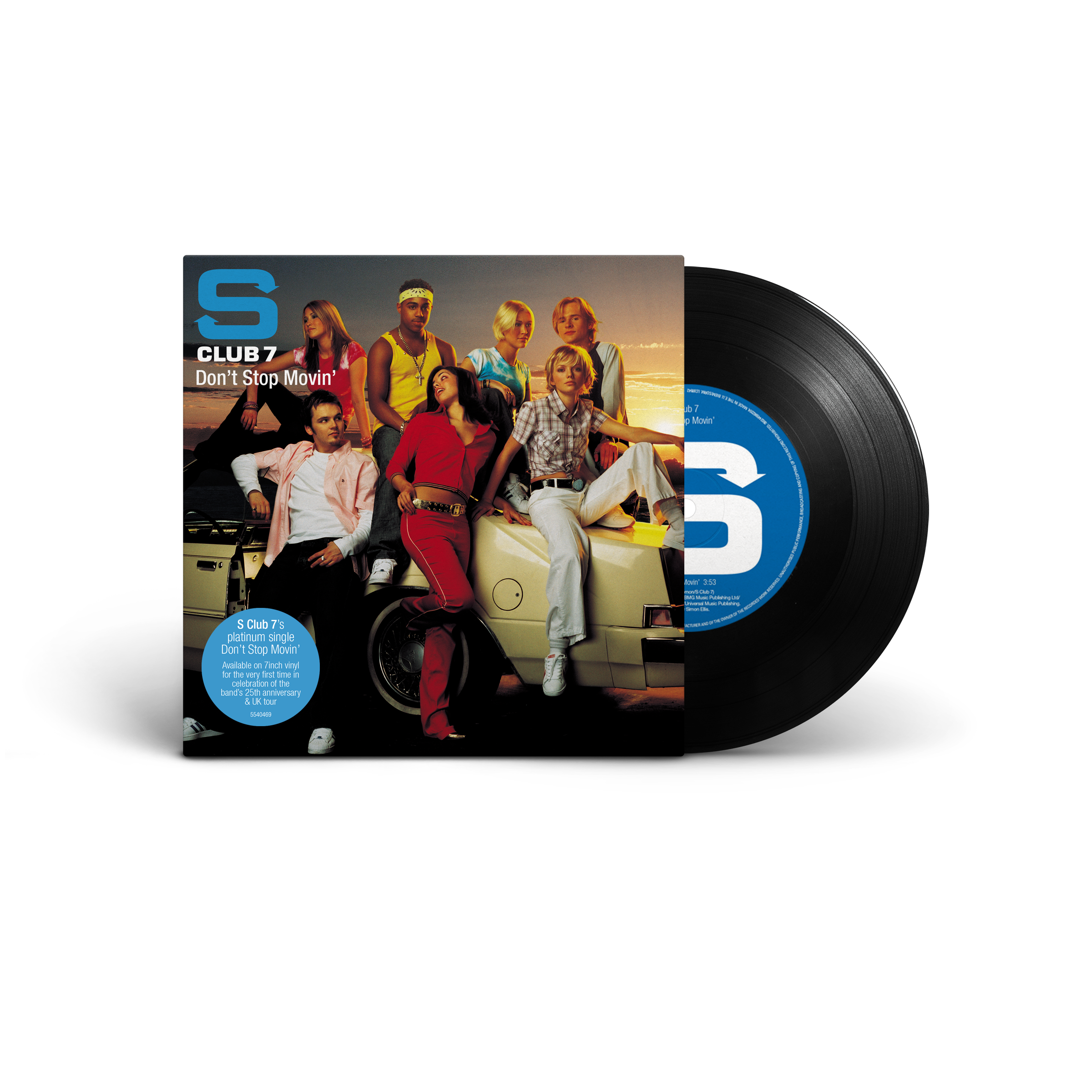 Don't Stop Movin': Limited Vinyl 7" Single + Limited Edition Art Card