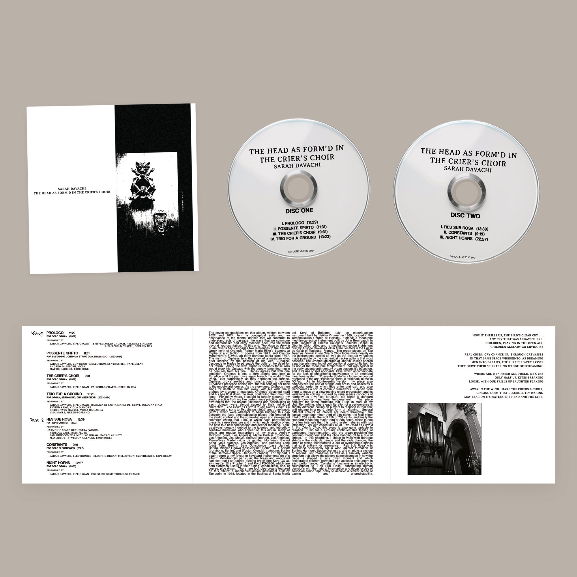 The Head as Form'd in the Crier's Choir: 2CD