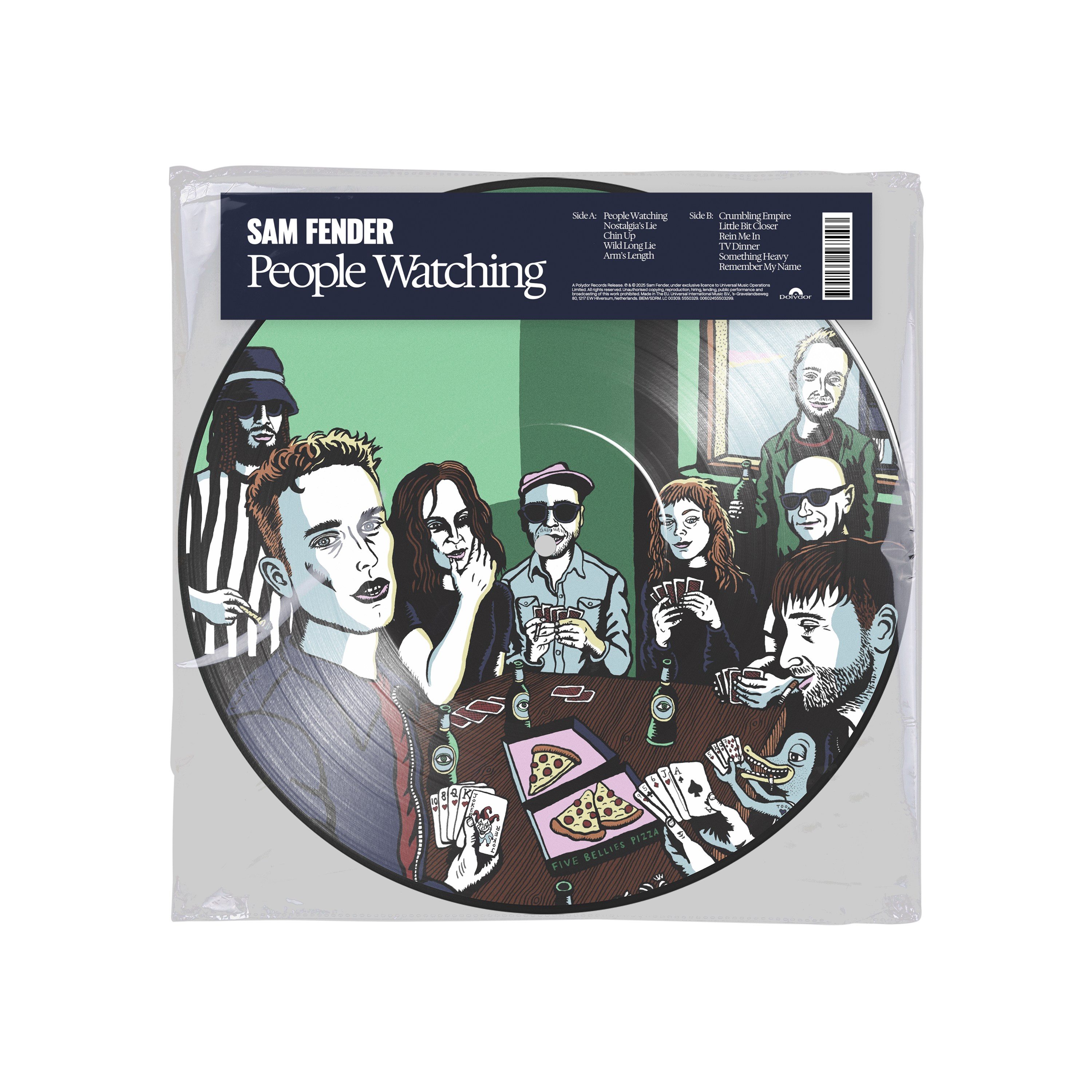 People Watching Neal Fox Artwork Picture Disc