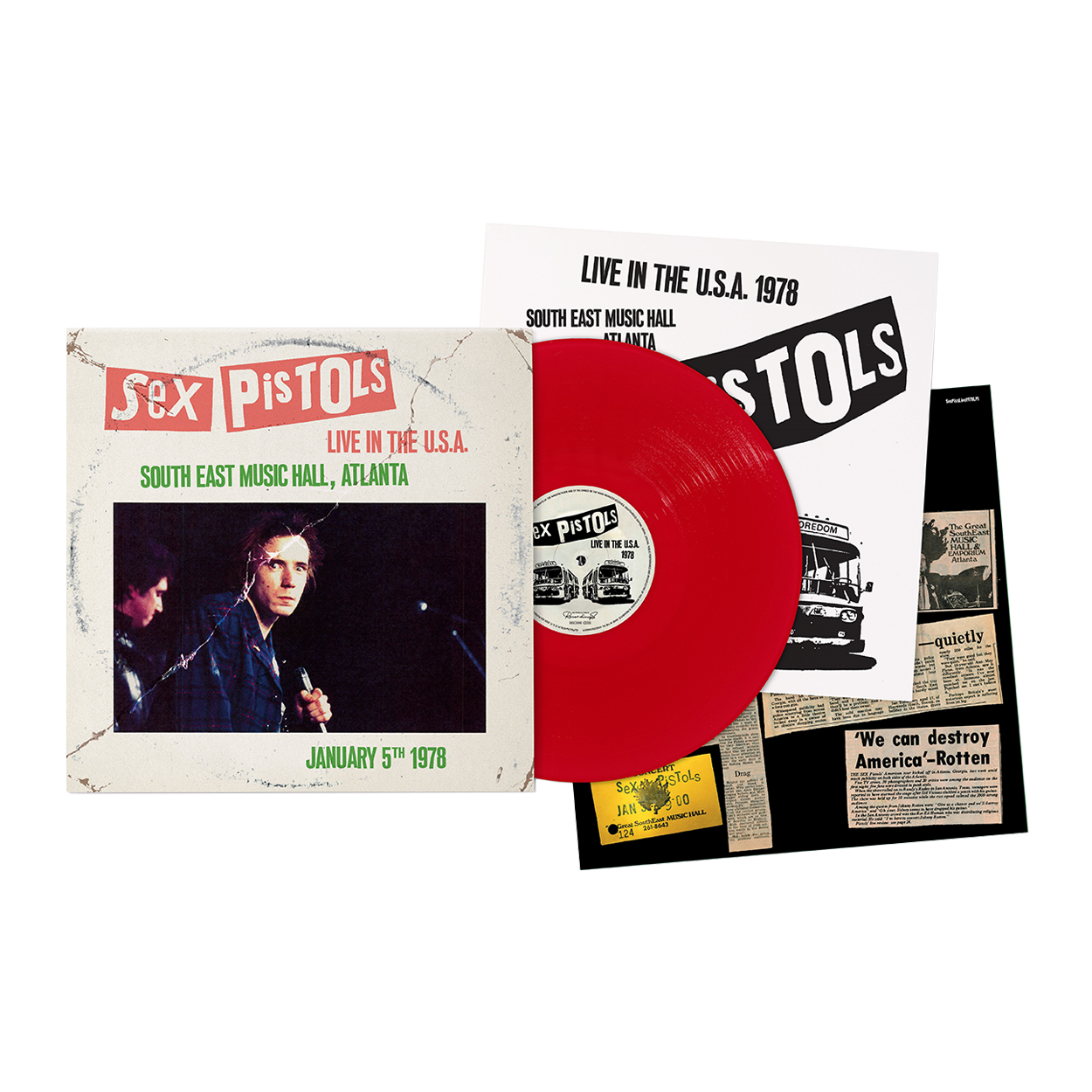 Live In The USA 1978 – Atlanta: Red Vinyl LP