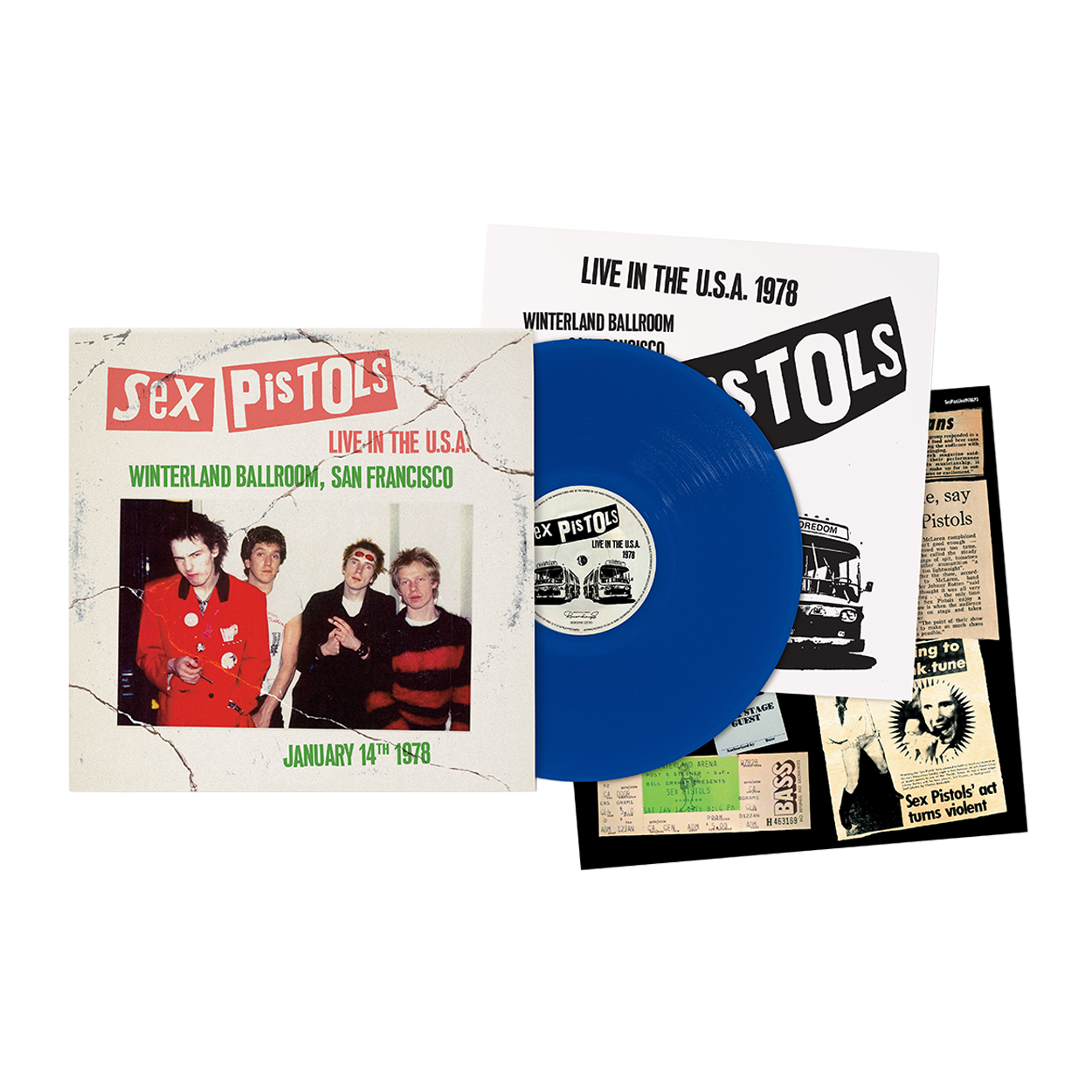 Live In The USA 1978 – San Francisco: Blue Vinyl LP