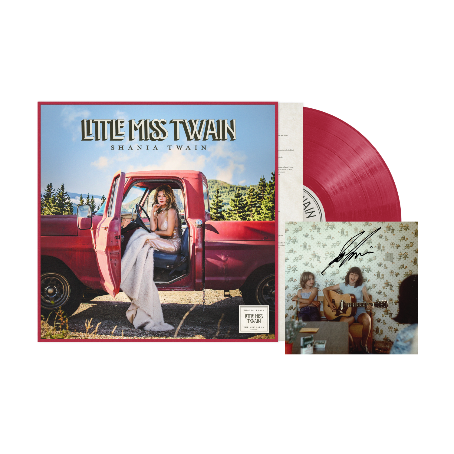 Little Miss Twain: Rosie Red Vinyl LP & Signed Print