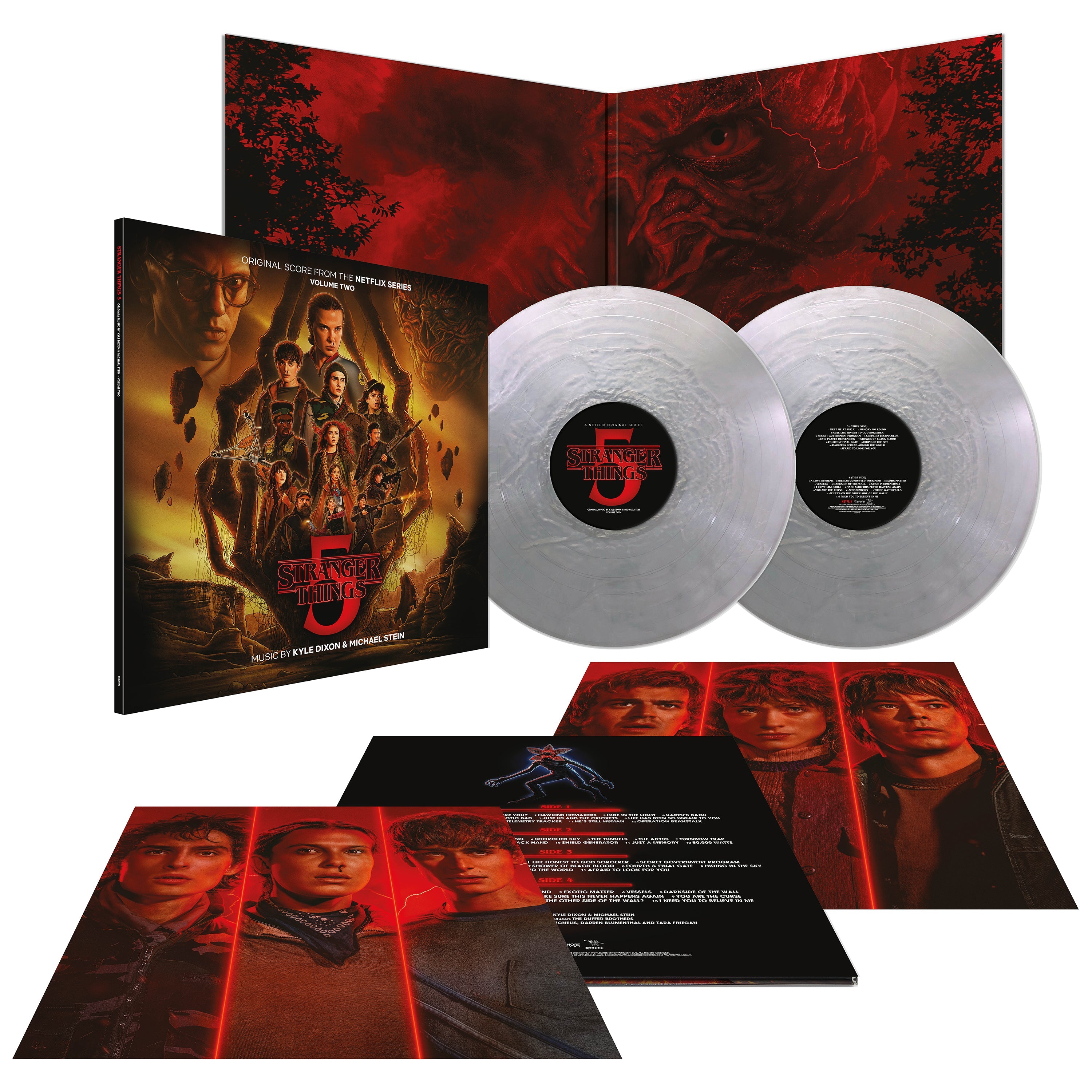 Stranger Things 5 (Original Score - Volume Two): Metallic Silver Vinyl 2LP