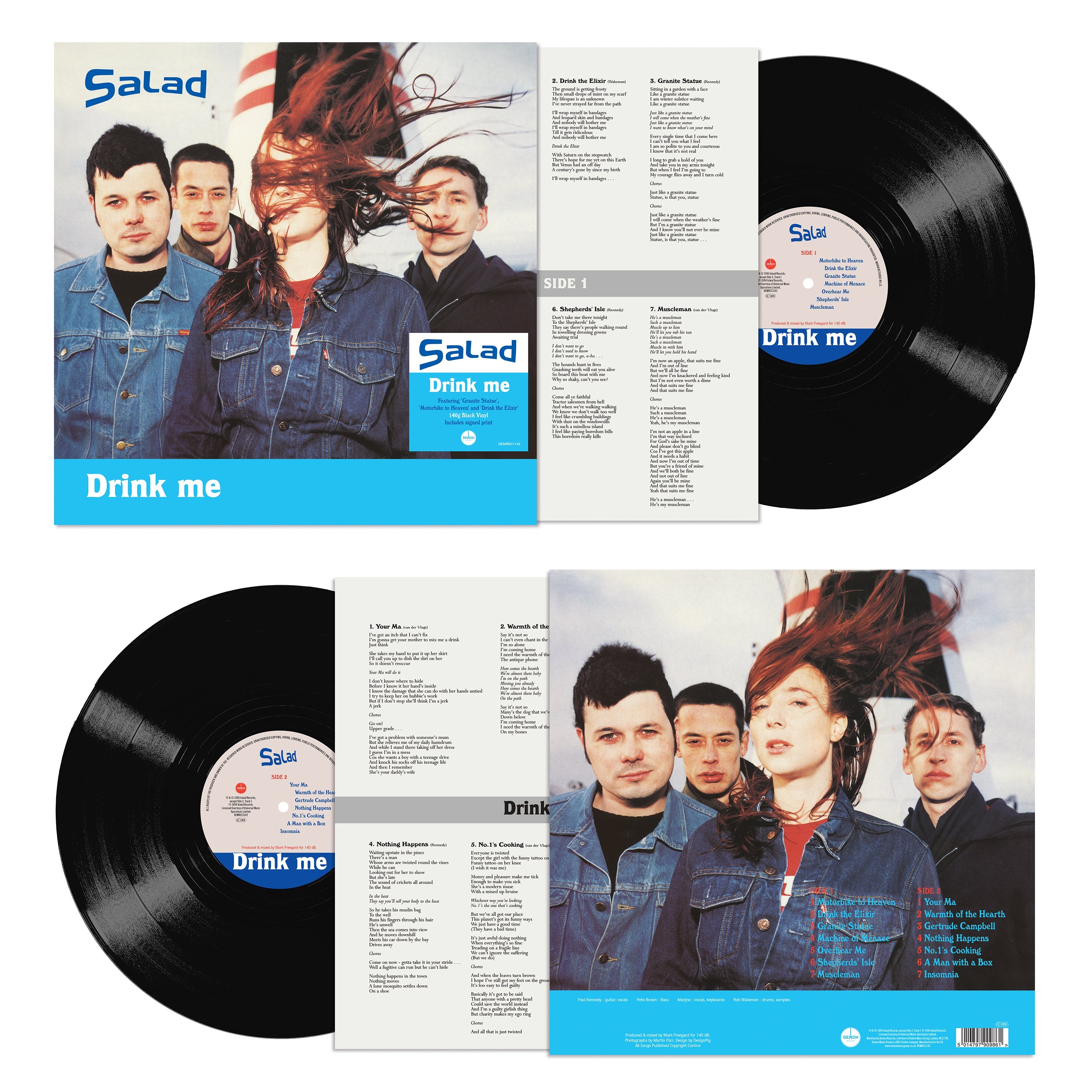 Drink Me: Limited Vinyl LP + Signed Print