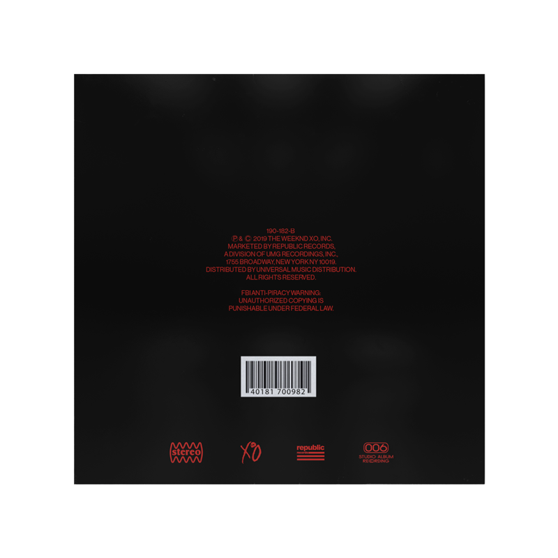 After Hours (Collectors Vinyl 001): Splatter Vinyl 2LP