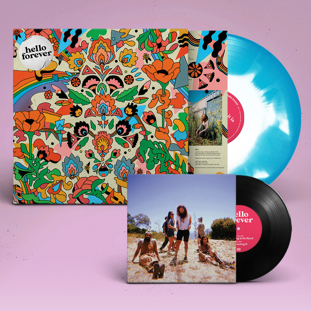Whatever It Is: Limited Edition Pacific Blue & White Ink Spot Vinyl LP + 7"