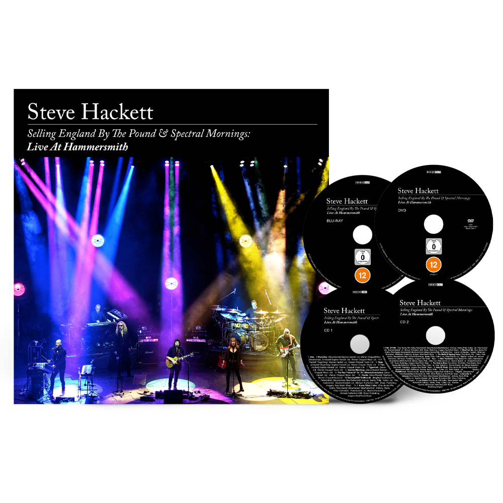Selling England By The Pound & Spectral Mornings, Live At Hammersmith: Limited Deluxe 2CD + Blu-Ray + DVD Artbook