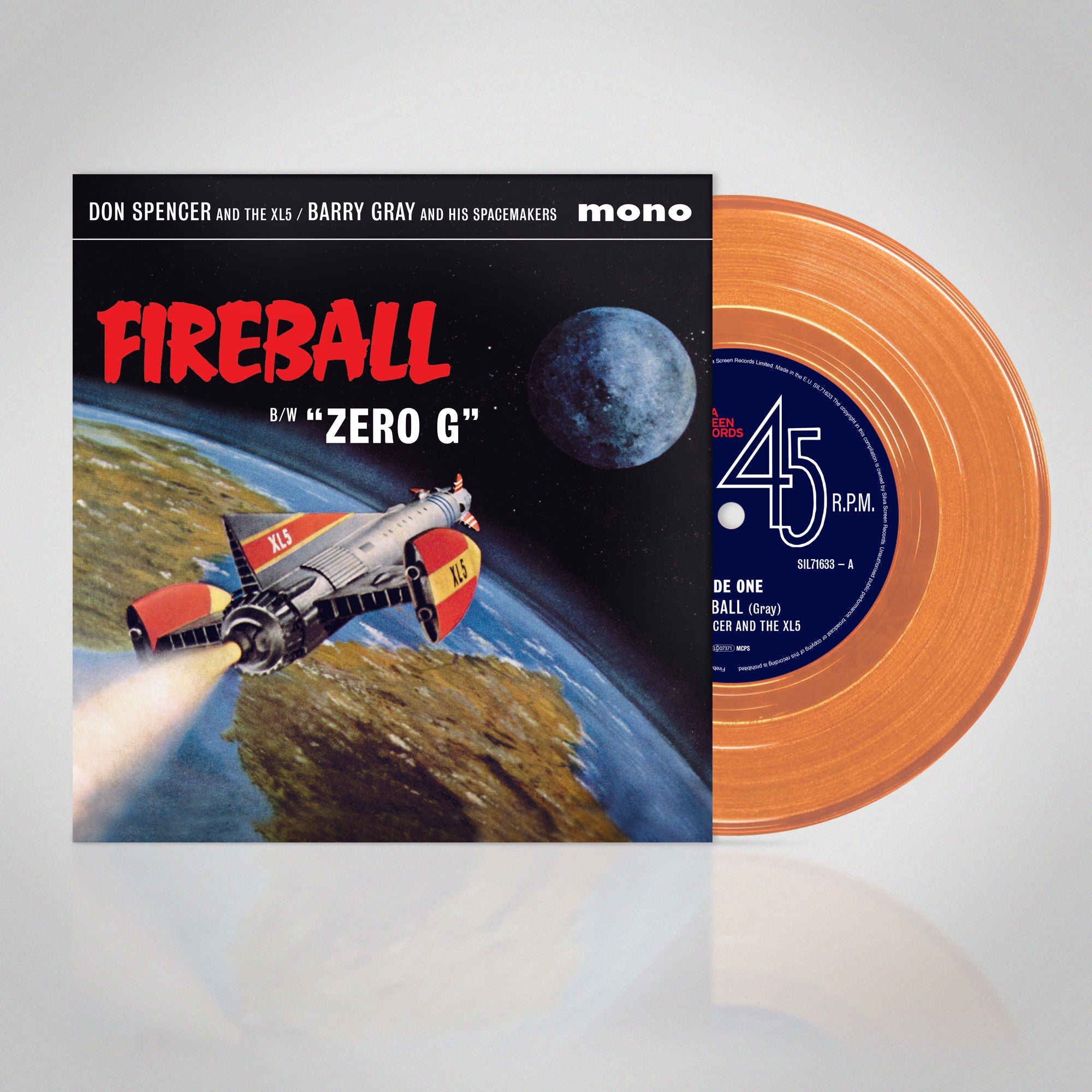 Fireball XL5: Limited Edition Transparent Orange Vinyl 7"