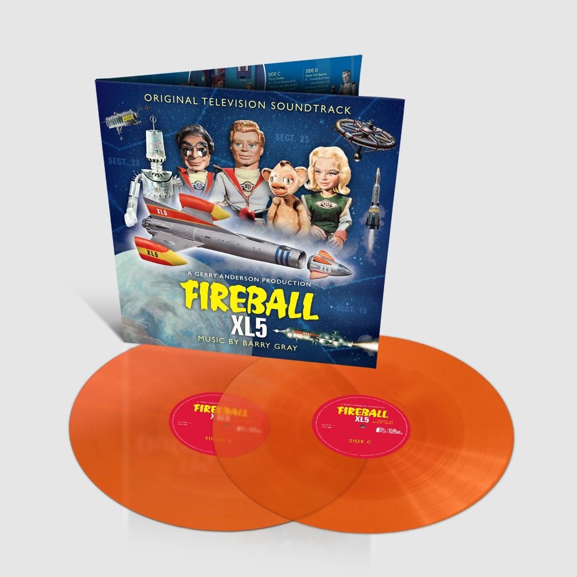 Fireball XL5 (Original TV Soundtrack): Limited Transparent Orange Vinyl 2LP