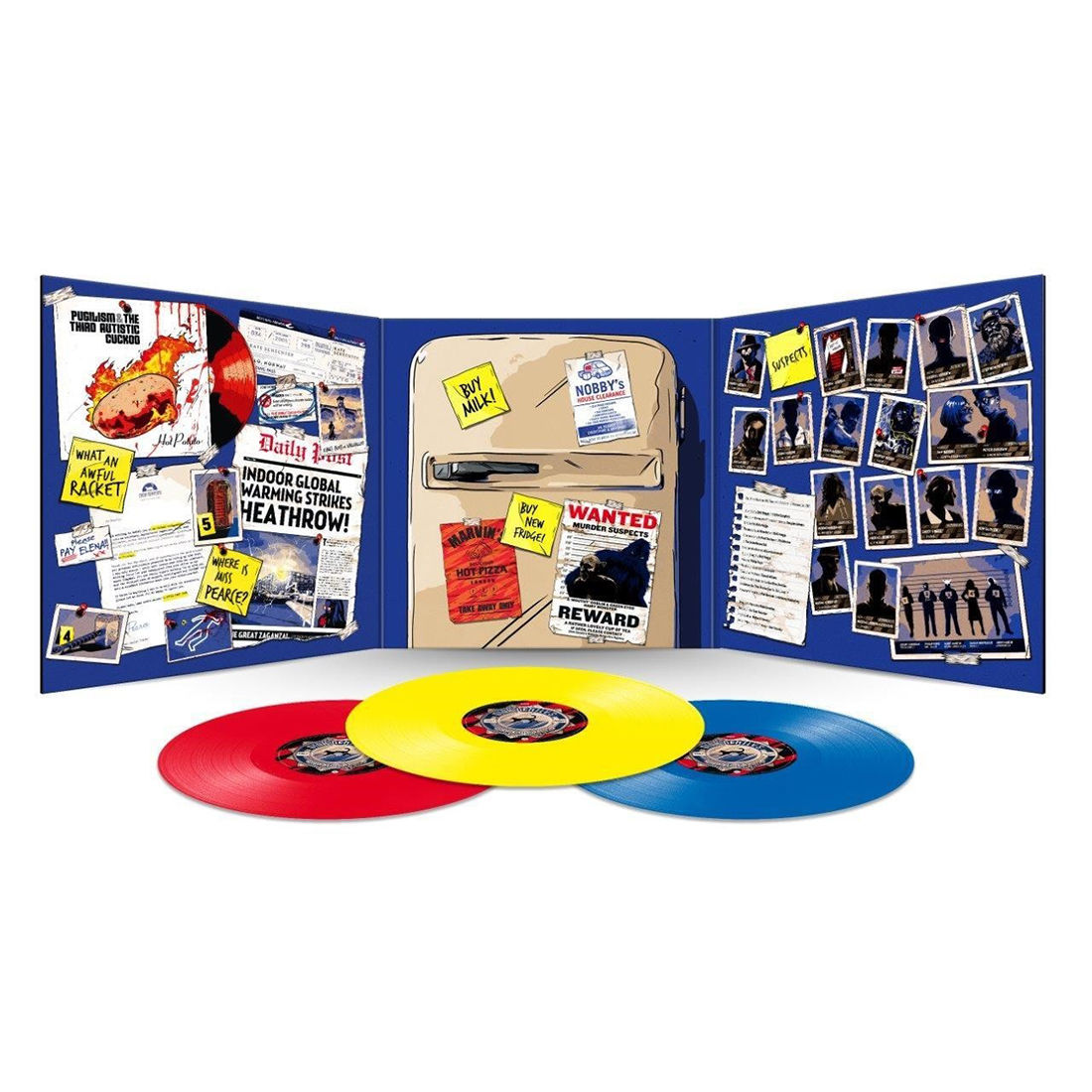 Dirk Gently - The Long Dark Tea-Time of the Soul: Limited Edition Red, Blue + Yellow Vinyl 3LP