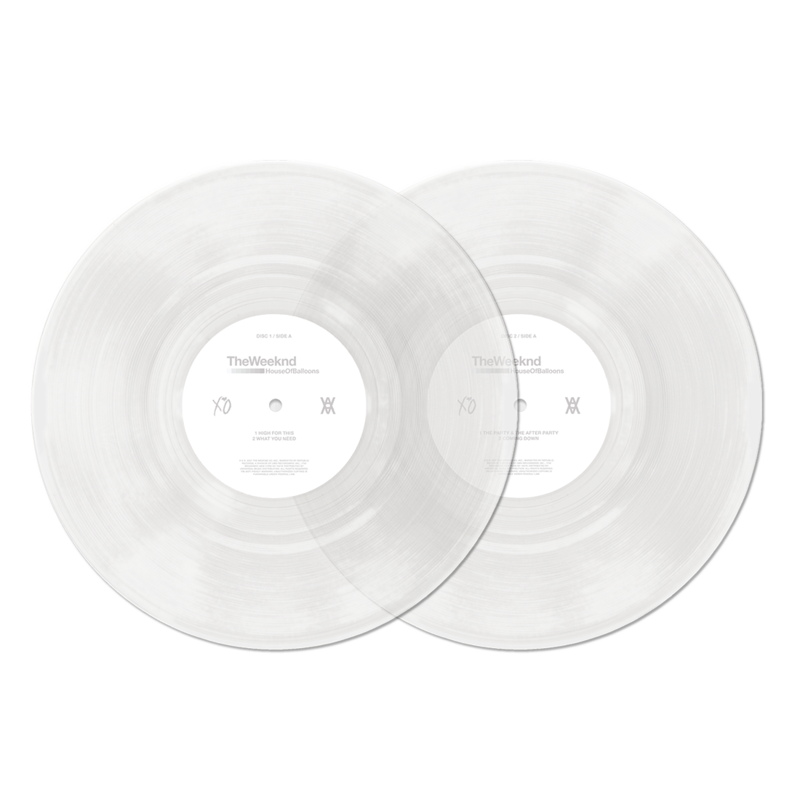 DANIEL ARSHAM X THE WEEKND HOUSE OF BALLOONS ANNIVERSARY 2LP VINYL