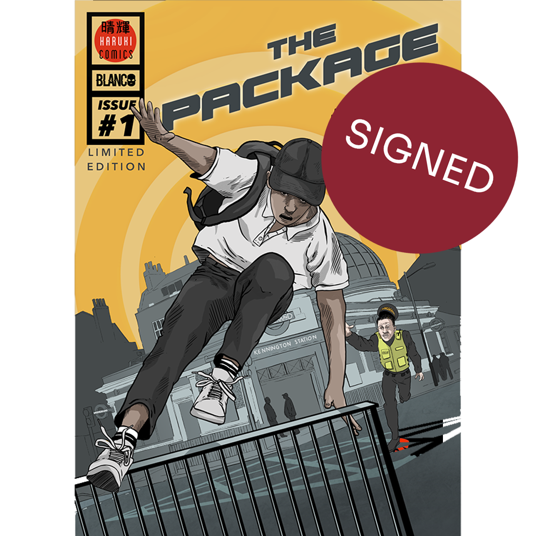 The Package: Signed Comic Book