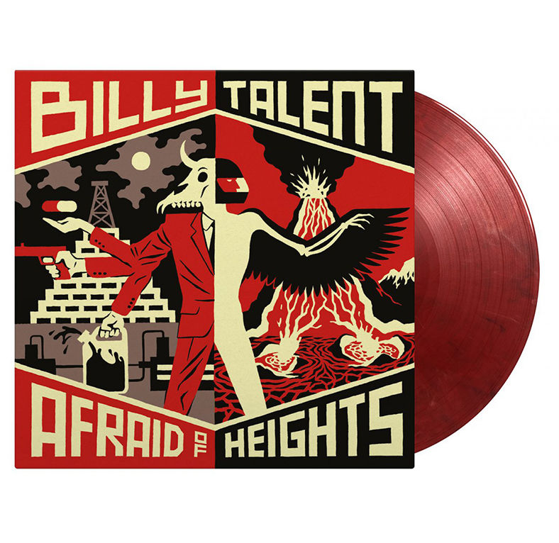 Afraid Of Heights: Limited Transparent Red, White & Black Vinyl 2LP