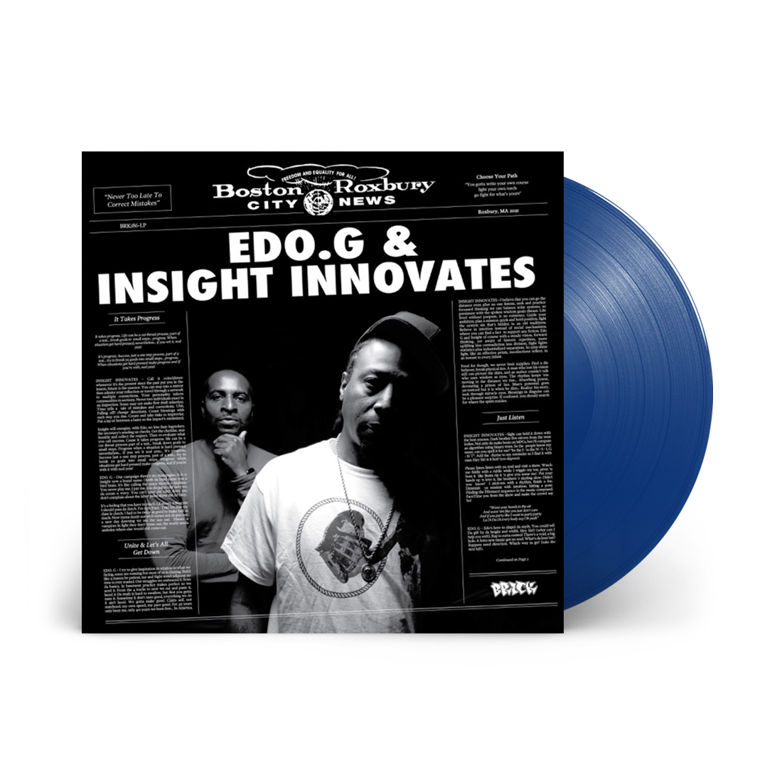 Edo.G & Insight Innovates: Blue Vinyl LP