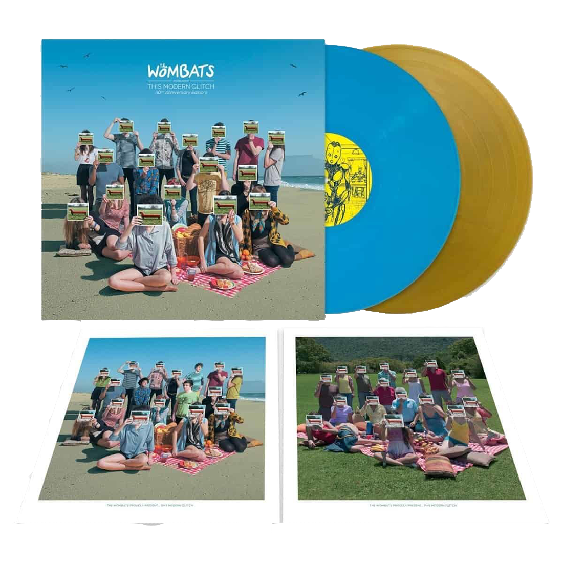 The Wombats Proudly Present... This Modern Glitch (10th Anniversary): Sky Blue & Gold Vinyl 2LP