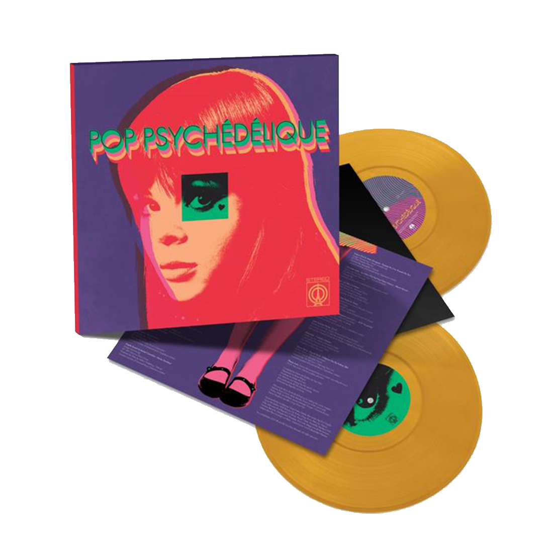 Pop Psychédélique (The Best of French Psychedelic Pop 1964-2019): Limited Jasmine Yellow Vinyl 2LP