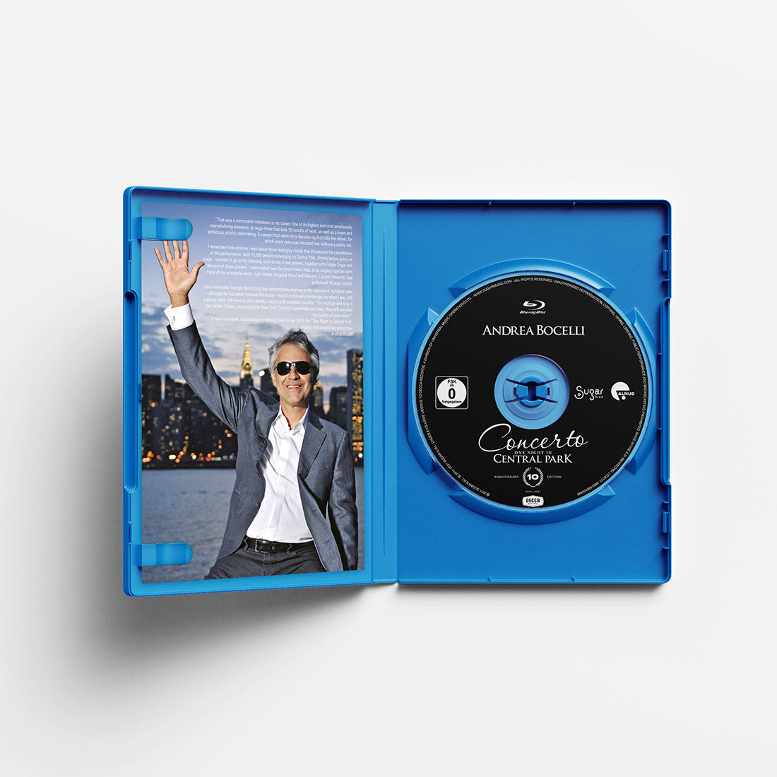 Concerto: One Night In Central Park - 10th Anniversary Edition Blu-Ray