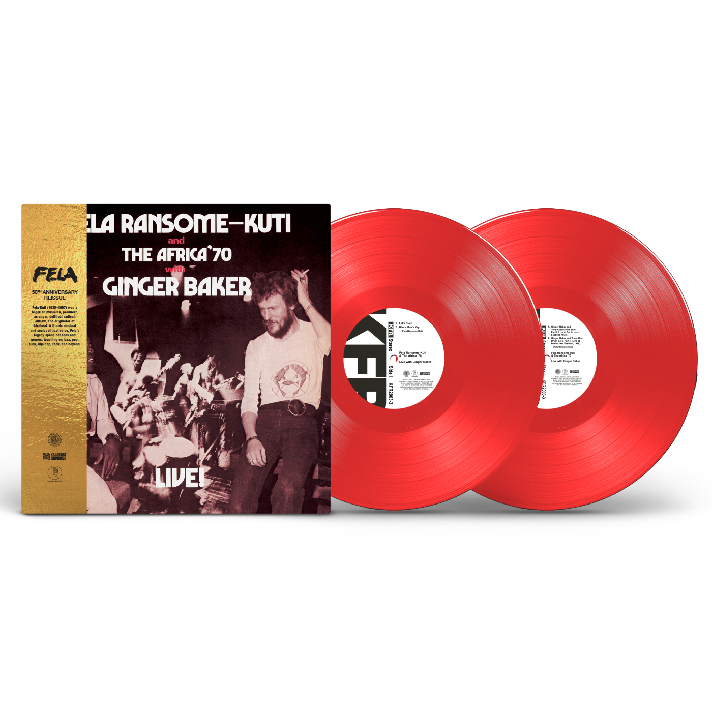 Live! with Ginger Baker: Red Vinyl 2LP