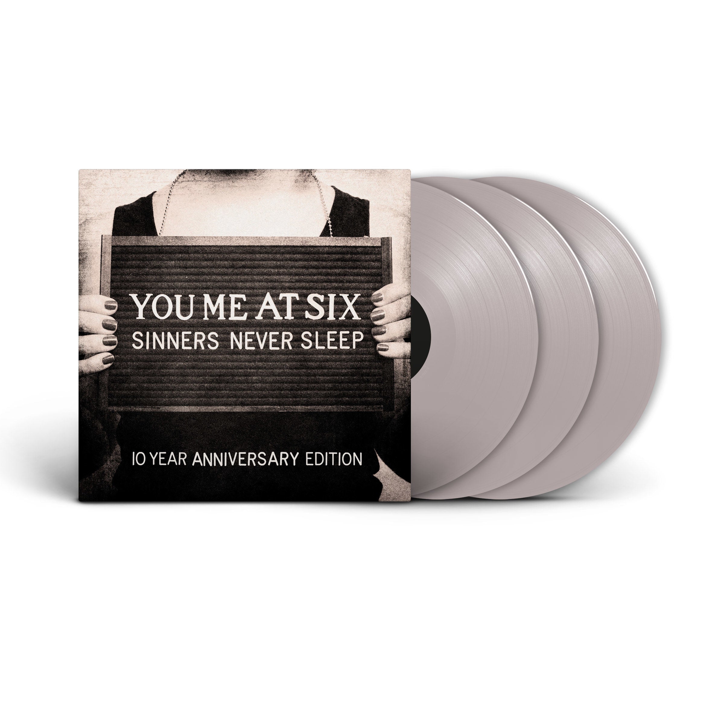 Sinners Never Sleep (10th Anniversary): Limited Silver Vinyl 3LP