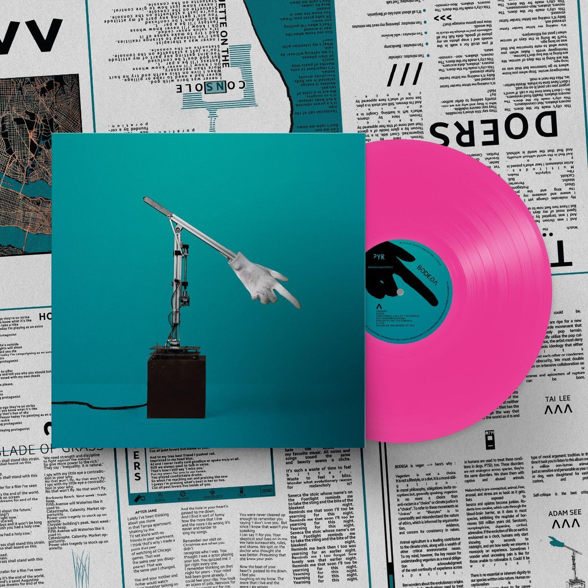 Broken Equipment: Limited Edition Pink Vinyl LP