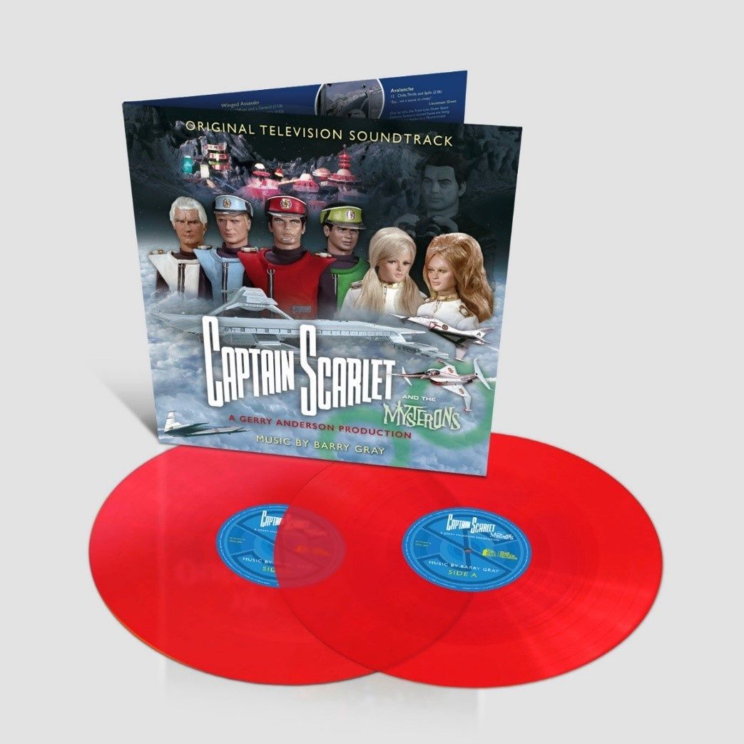 Captain Scarlet & The Mysterons: Limited Edition Gatefold Transparent Vinyl 2LP