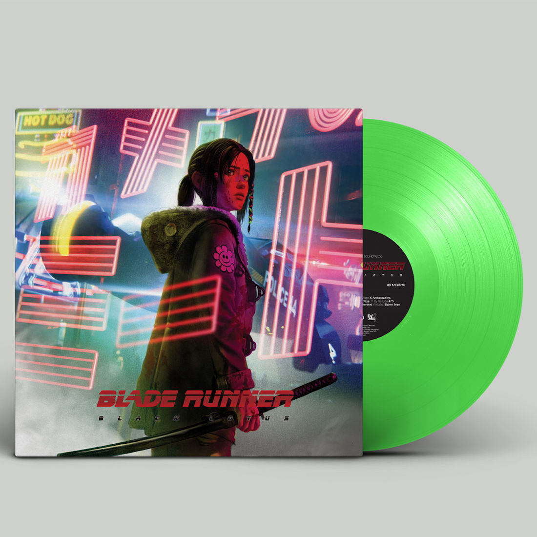 Blade Runner - Black Lotus: Limited Neon Green Trifold Sleeve LP