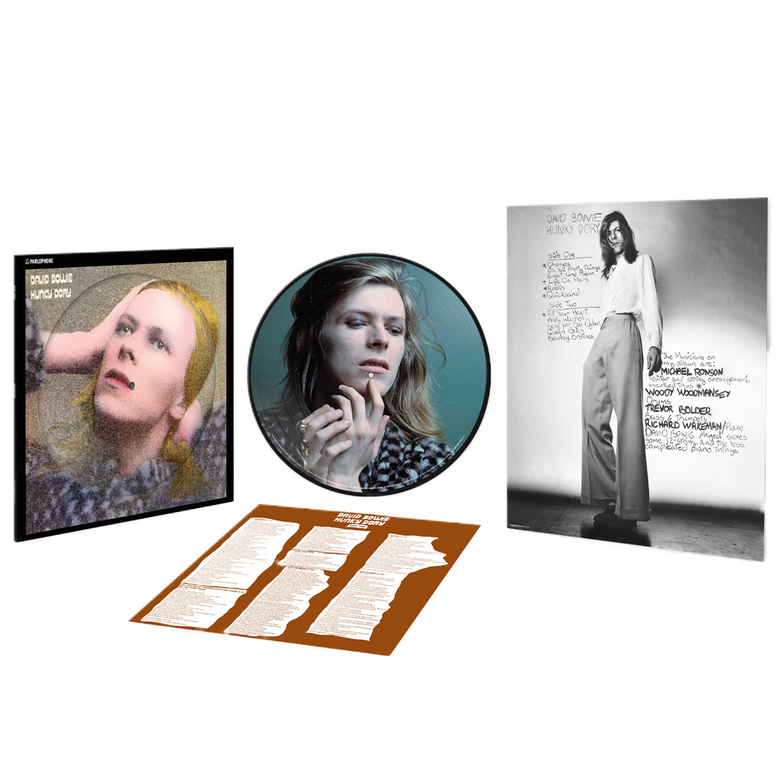 Hunky Dory (50th Anniversary): Picture Disc Vinyl LP