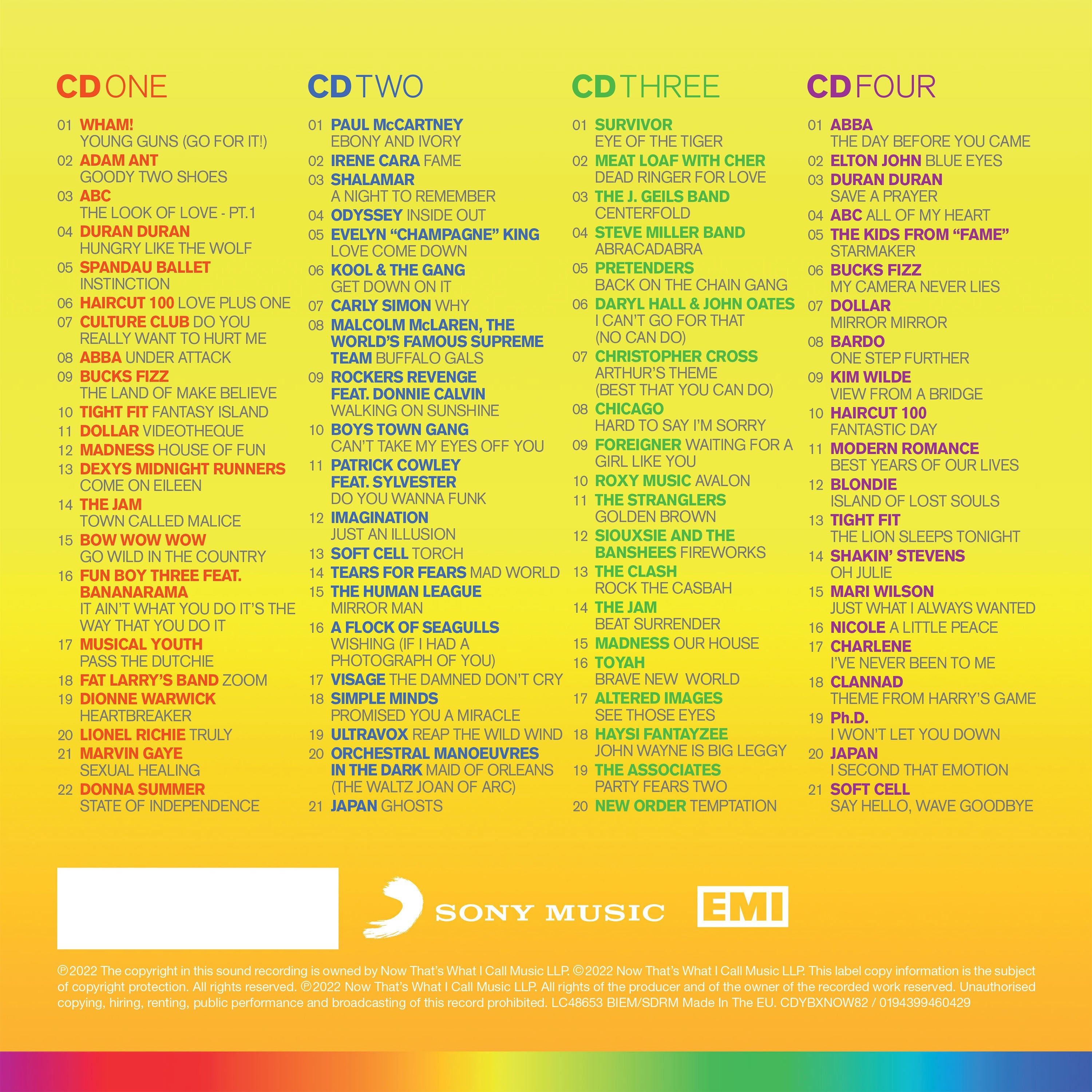 NOW – Yearbook 1982 (Special Edition 4CD)