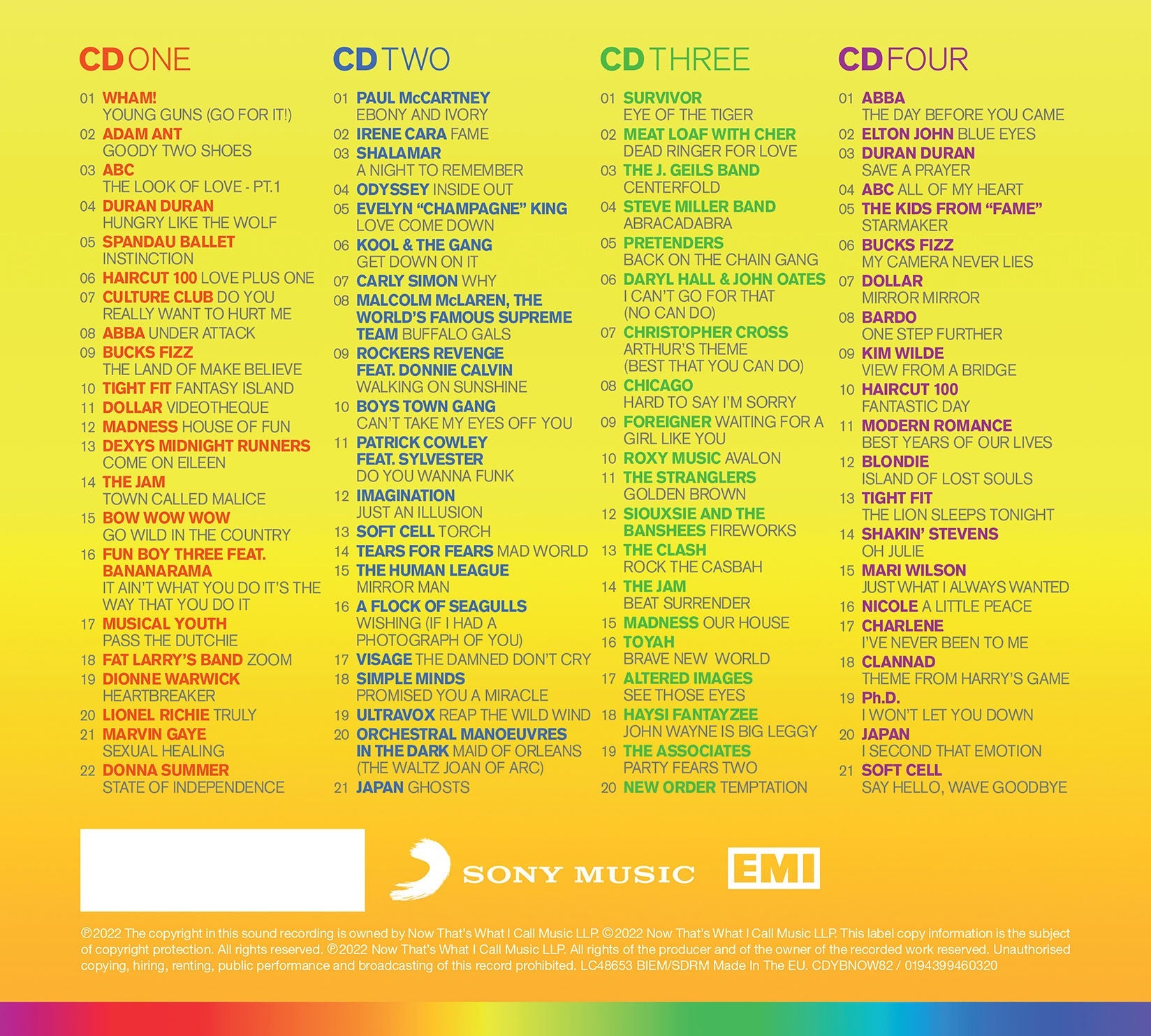 NOW – Yearbook 1982 (4CD)