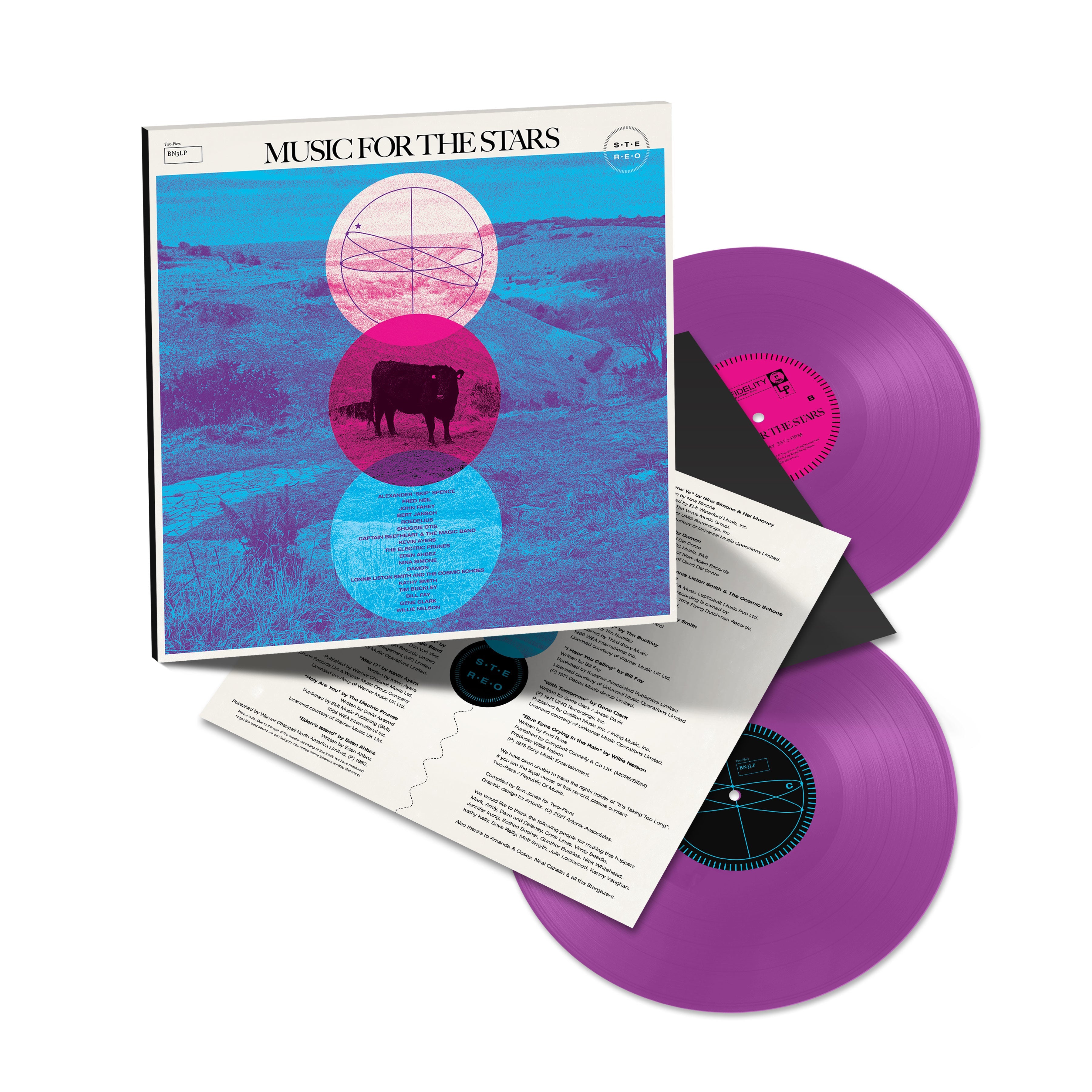 Music for the Stars (Celestial Music 1960-1979): Transparent Amethyst Vinyl 2LP