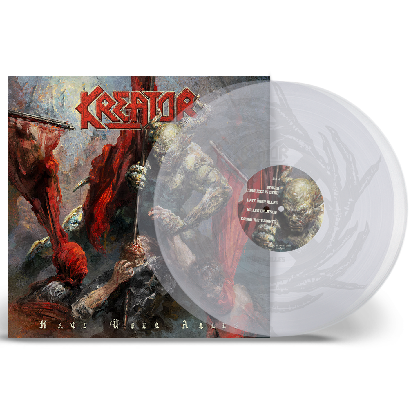 Hate Über Alles: Limited Edition Trifold Double Crystal Clear Vinyl 2LP