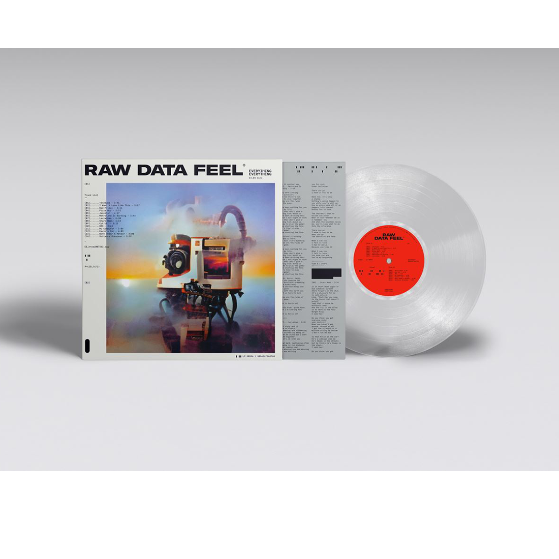 Raw Data Feel: Clear Vinyl LP