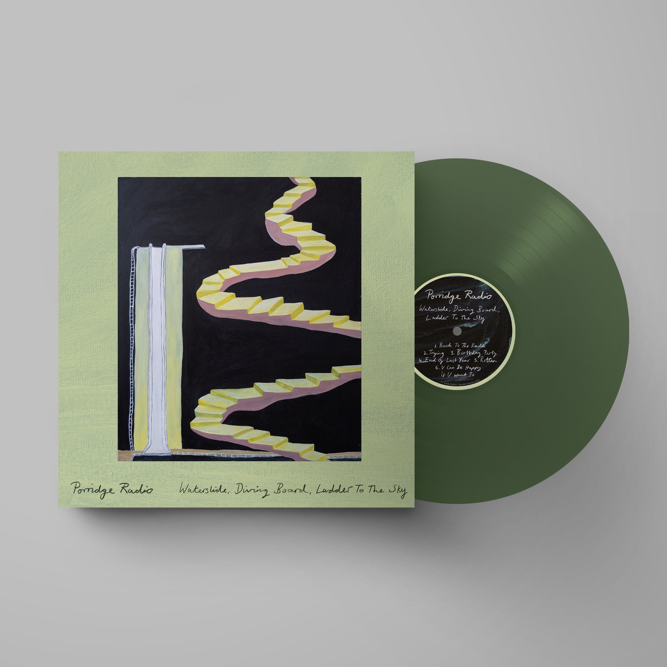 Waterslide, Diving Board, Ladder To The Sky: Forest Green Translucent Vinyl LP