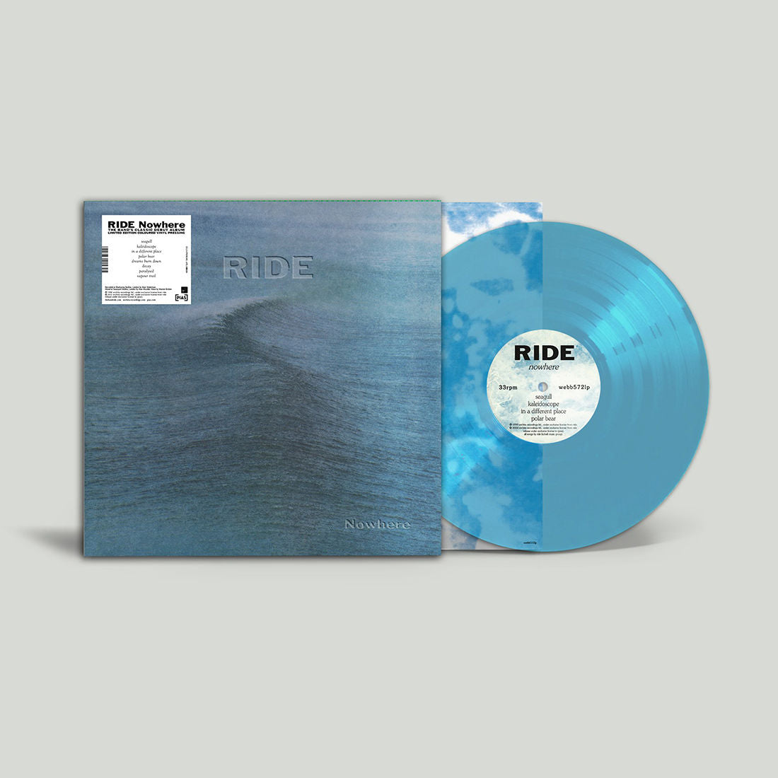 Nowhere: Limited Editon Transparent Curacao Vinyl LP