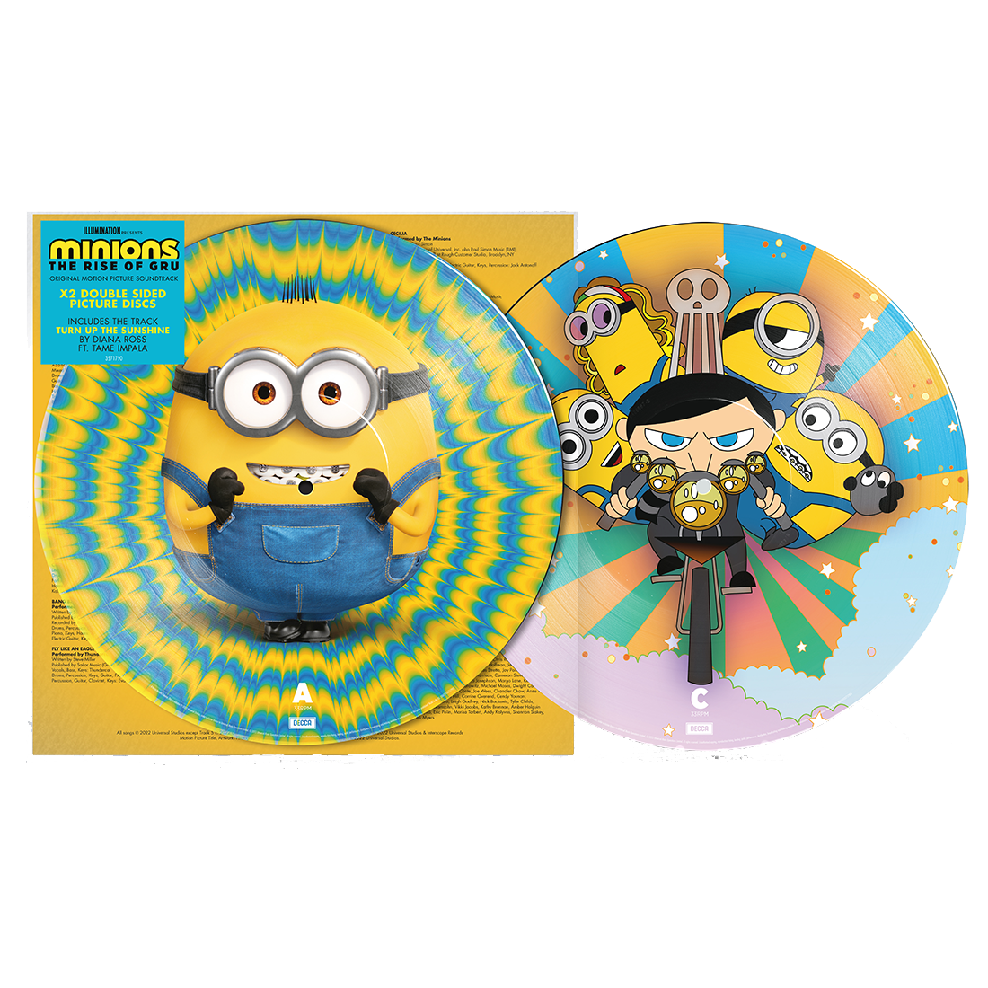 Minions - The Rise Of Gru: Limited Picture Disc Vinyl LP