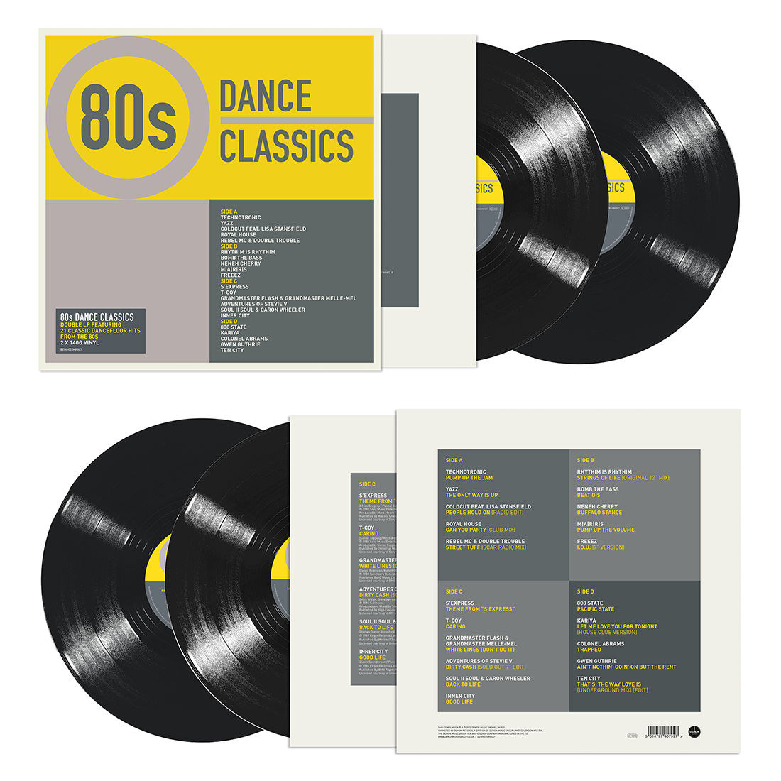 80s Dance Classics: Limited Edition Vinyl 2LP