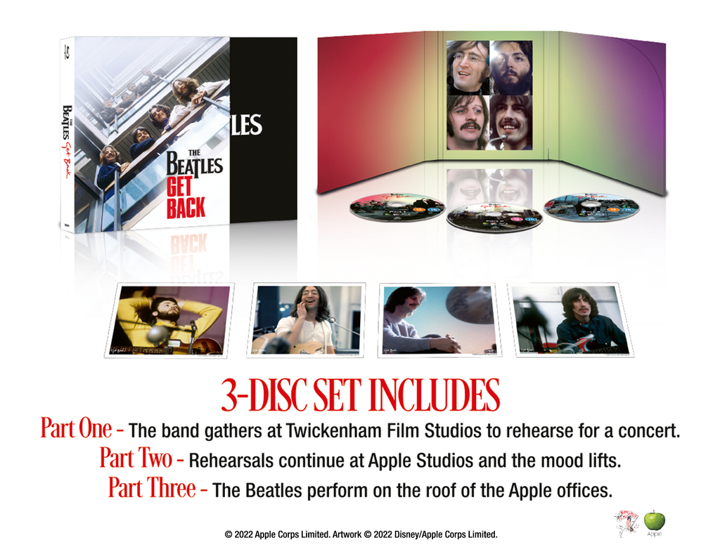 The Beatles: Get Back 3-Disc Blu-Ray Collector's Edition