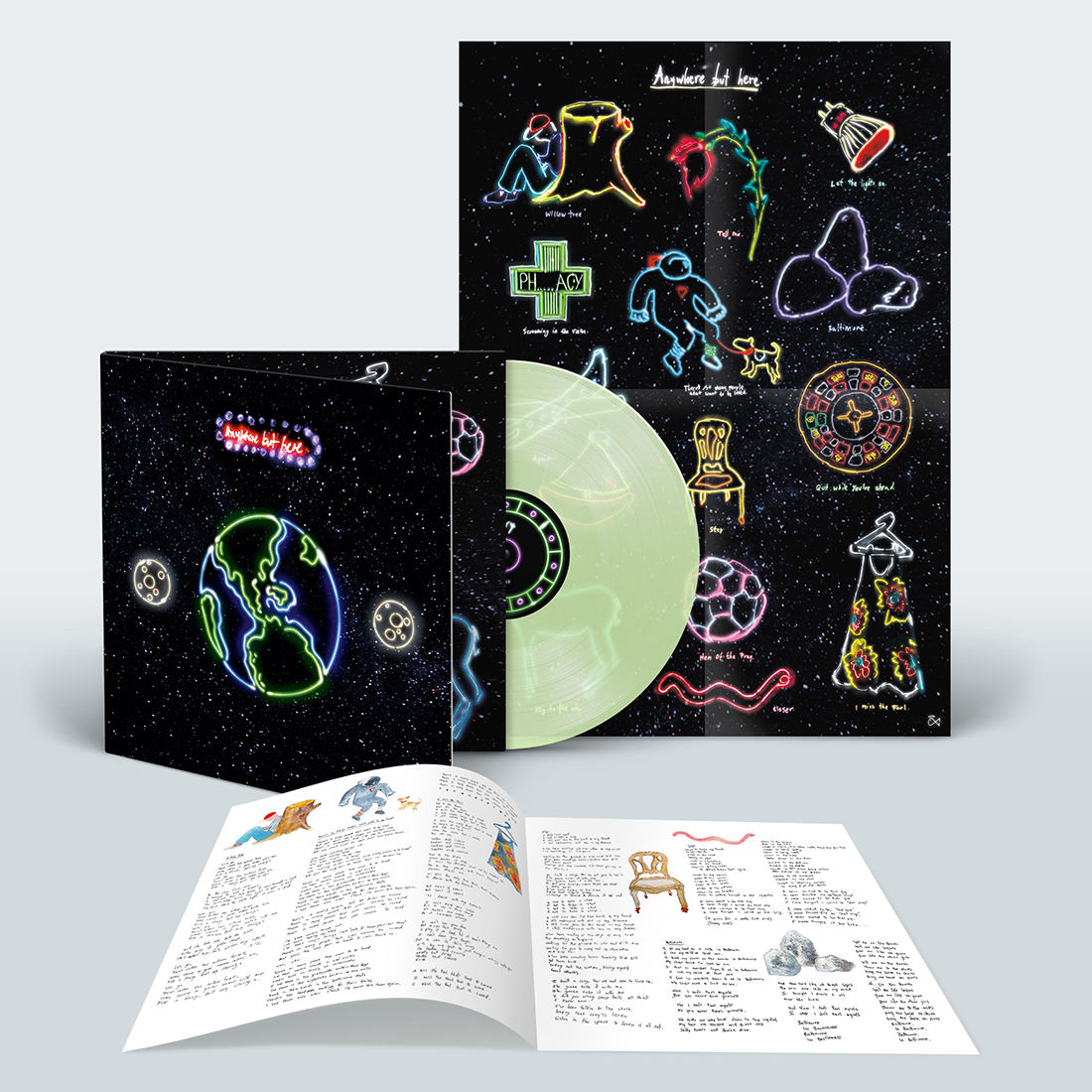 Anywhere But Here: Transparent Bottle Green Vinyl LP