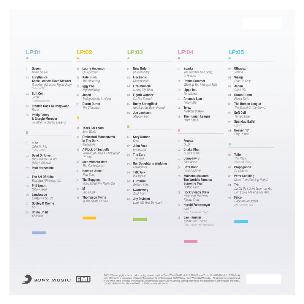 NOW Presents… Electronic (5LP)
