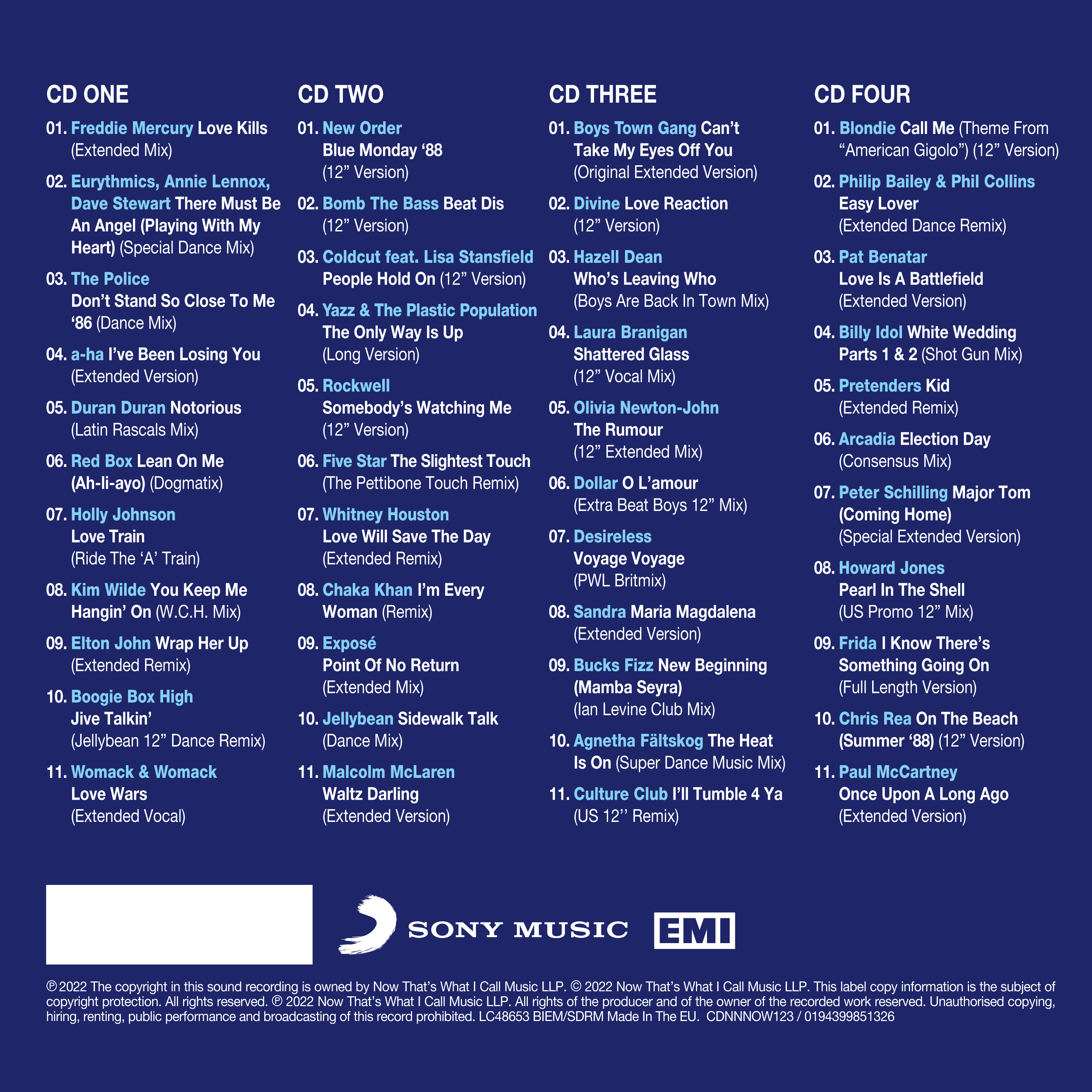 NOW That’s What I Call 12” 80s: Remixed (4CD)