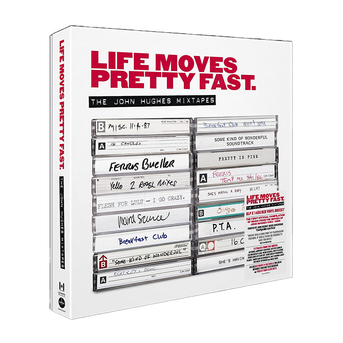 Life Moves Pretty Fast - The John Hughes Mixtapes: Red Vinyl 6LP Box Set