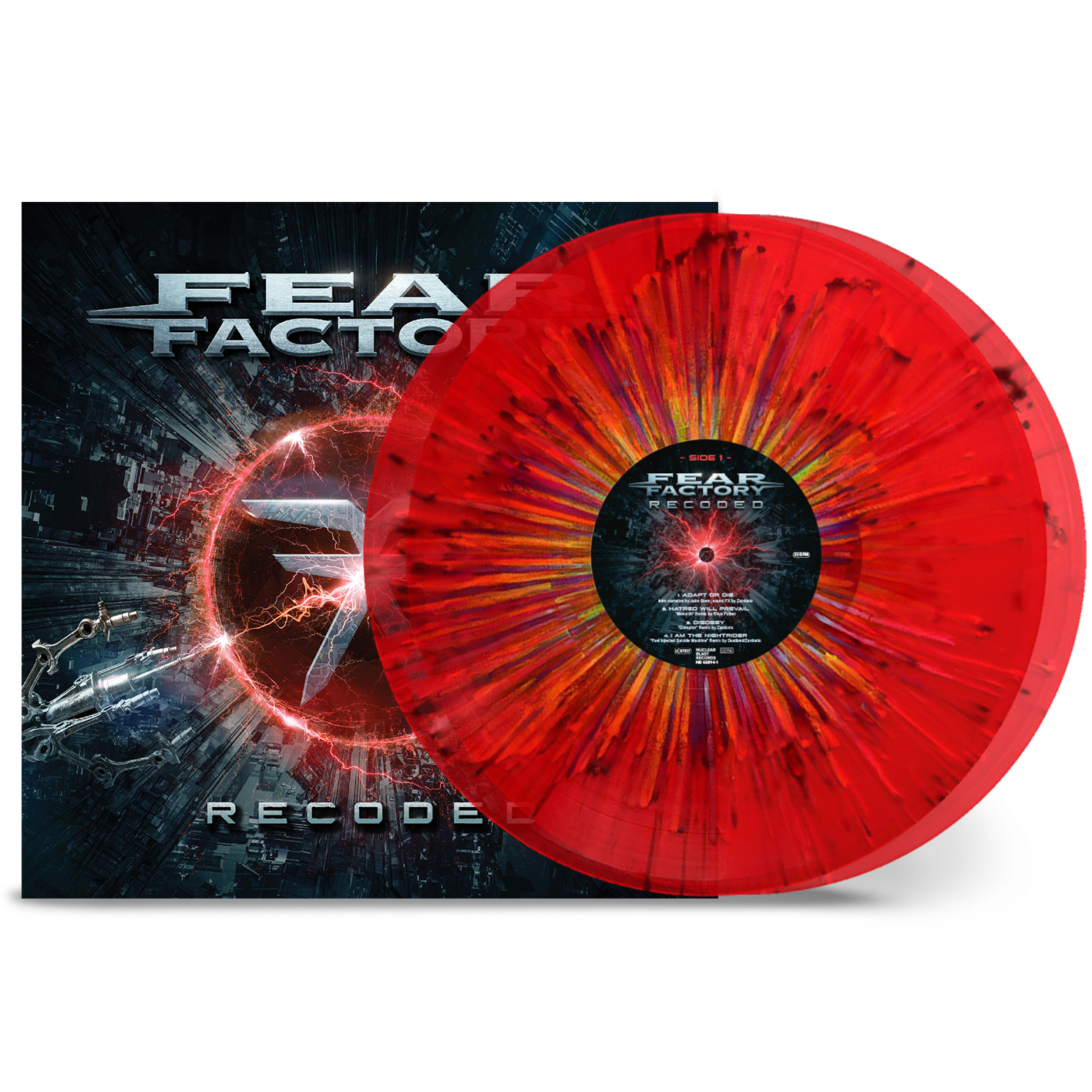 Recoded: Transparent Red Rainbow Splatter Vinyl 2LP