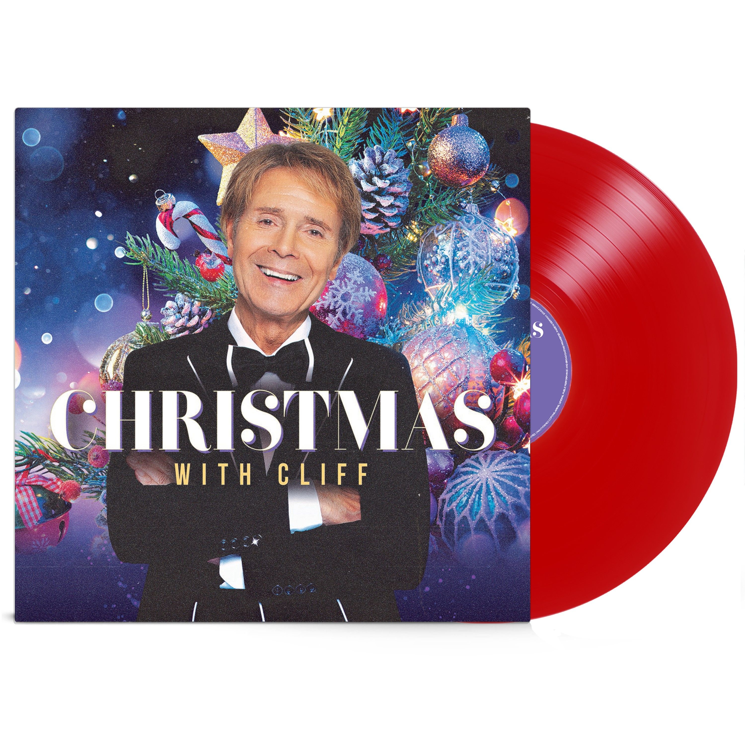 Christmas with Cliff:  Red Vinyl LP